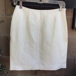 VTG NWT Moschery Oyster Color Linen Mini Skirt